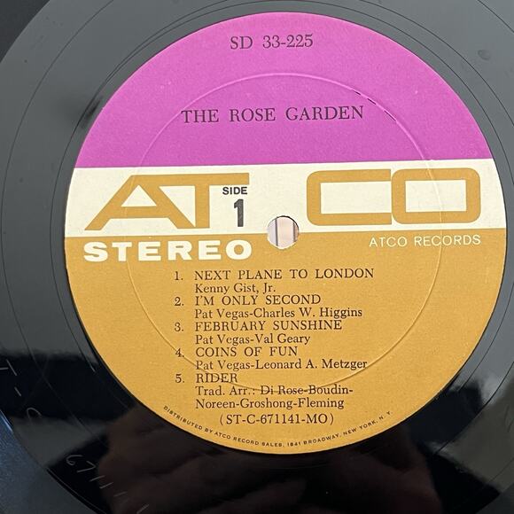 The Rose Garden Self-Titled Vinyl LP 1968 ATCO SD33-225 - Picture 4 of 11